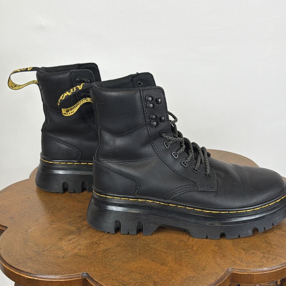 Dr. Martens Black Tarik Utility Boots Lace Up Speed Hooks Unisex Womens 8 Mens 7 - Picture 5 of 8